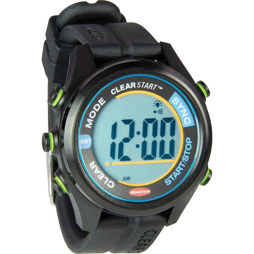 Reloj de Navegación ClearStart, 40mm, Negro - Ronstan - Default category - Sail Zonda