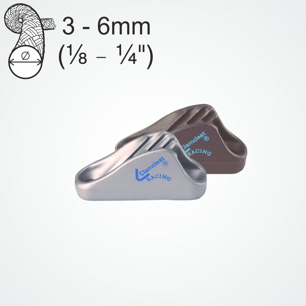 Clamcleat Racing Mini - Clamcleat - Clam / Valley Cleats - Sail Zonda