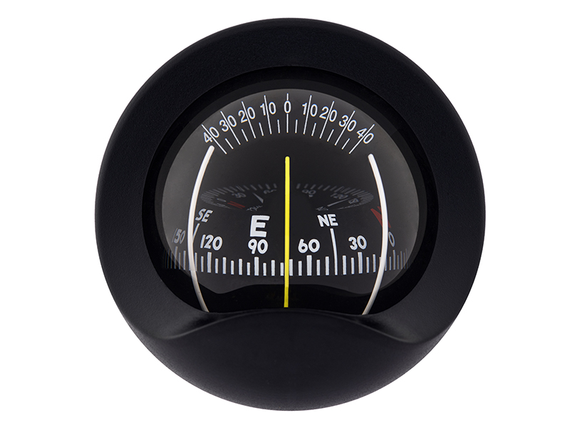 Compás de mamparo 85mm Dial cónico Negro - Autonautic - Default category - Sail Zonda